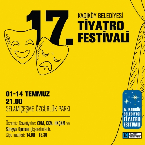 17. Kadıköy Belediyesi Tiyatro Festivali başlıyor. 