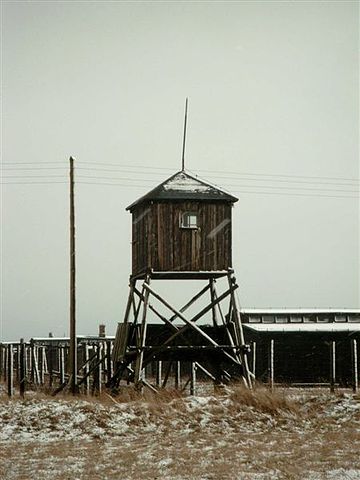 Majdanek toplama kampından bir görüntü
