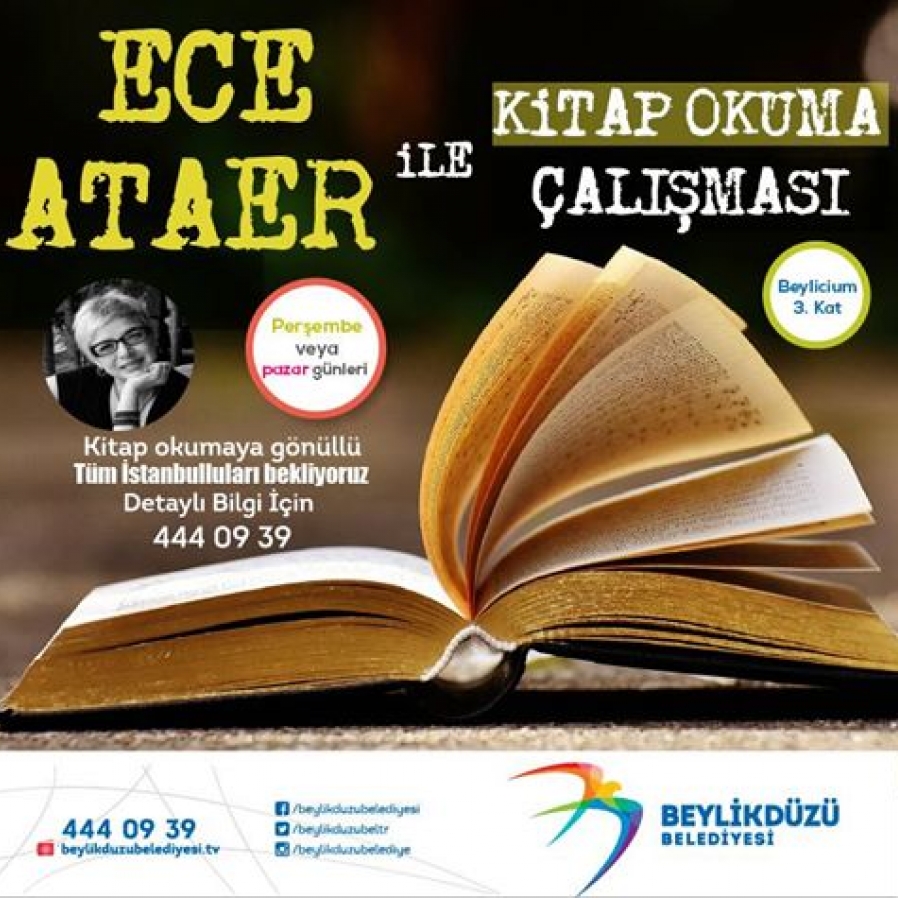 Beylikdüzü Belediyesi Ece Ataer Kitap Okuma Grubu Çalışmalarına başladı.