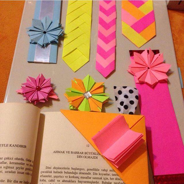 Origami kitap ayracı